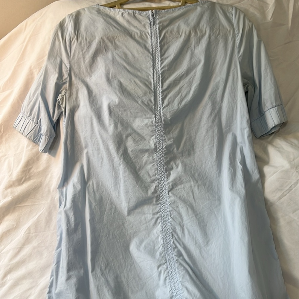 COS cotton A line blue dress size 6 - Picture 5 of 6